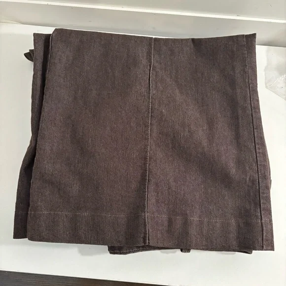 Y2K New Directions Wide Leg Flare  Brown Denim Jeans Size 14 - Picture 10 of 10